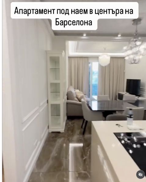 Кадър от видеото за тристайния апартамент под наем в центъра на Барселона